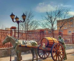  المان حجمی تندیس درشکه آب، مقصودیه تبریز